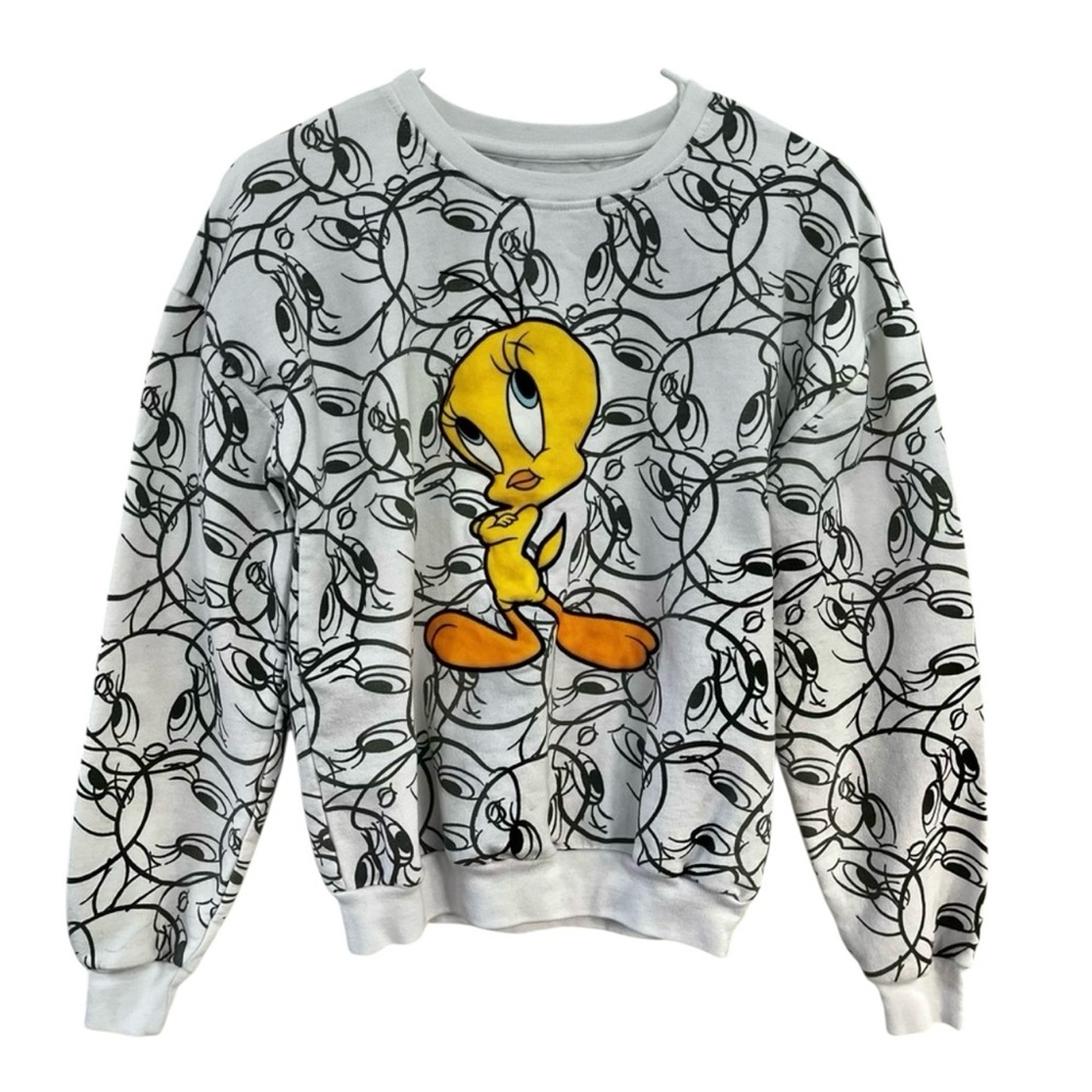 LOONEY TUNES Tweety Bird Graphic Sweatshirt S